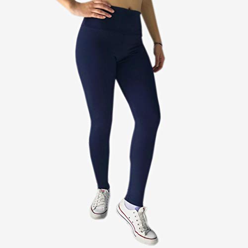 KIT 3 Legging Plus Size Fitness Suplex Lisa ou Estampada PRETO-AZUL-PRETO G2