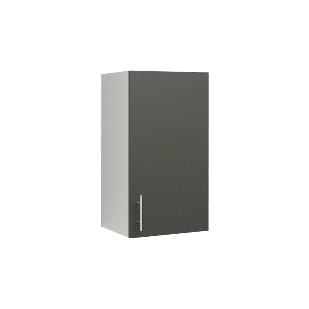 JD Greta 400mm Kitchen Wall Cabinet with Doos – Wall Unit – Dark Grey Matt (Anthracite) – Modern Storage Cupboard
