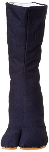 Marugo Mannen Japanese Tabi Shoes Black/Navy/White with 12 Clips2