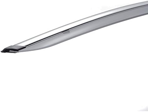 WellVisors Window Visors Wind Deflectors Compatible with Infiniti 2006-2010 M35 M45 with Chrome Trim Rain Guards 3-847IN001