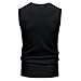 Men’s V-Neck Sleeveless Sweater Vest – Solid Black Knit Vest for Men, Classic Pullover Style, Mens Sweater Vest