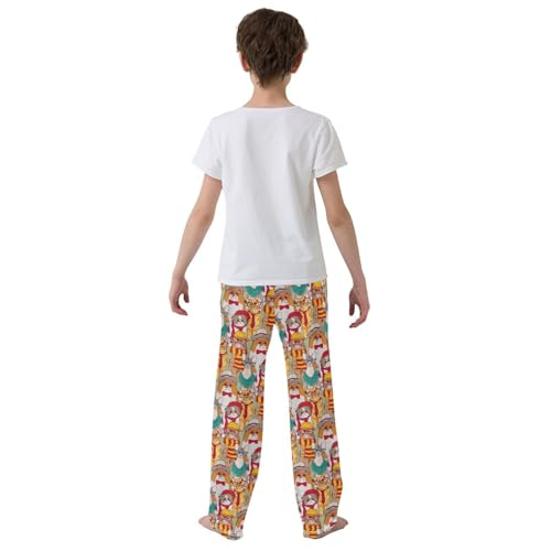 Cute Cats Fashion Hipster Boys Pants for Kids Jogger Pants with Pockets S-XL3