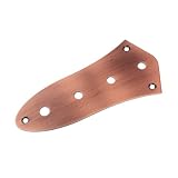 Parliky Ge101h 4穴 ヴィンテージ ベースギター コントロールプレート アルミニウム合金 ブロンズカラー オリジナルメッキの交換品