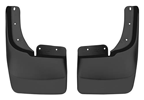 Husky Liners Fits 1997-03 Ford F-150 SuperCab/Standard Cab, 2004 Ford F-150 Heritage SuperCab/Standard Cab - with OEM Fender Flares Custom Front Mud Guards,Black,56411