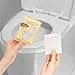50PCS Toilet Seat Covers Disposable Flushable Travel Essentials for Public Restrooms, Airplane, Camping Convenient Paper Covers for Men Women
