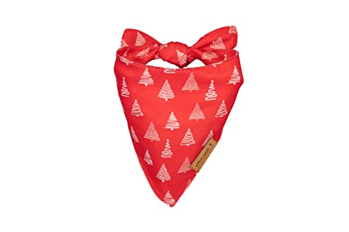 Willow Creek Pet Apparel Bandana Scarf For Dogs & Puppies | Christmas 2 Pack | Dual Layered Durable Fabric | All Breeds | Boy & Girl | Small, Medium & Large Sizes | Cute Seasonal & Holiday Designs #TOP3