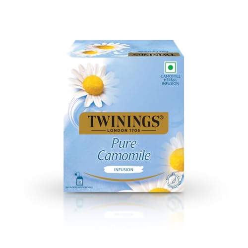 Image of Twinings Camomile Tea - 10 Teabags, Herbal Infusion Tea - Chamomile, 10 Gram