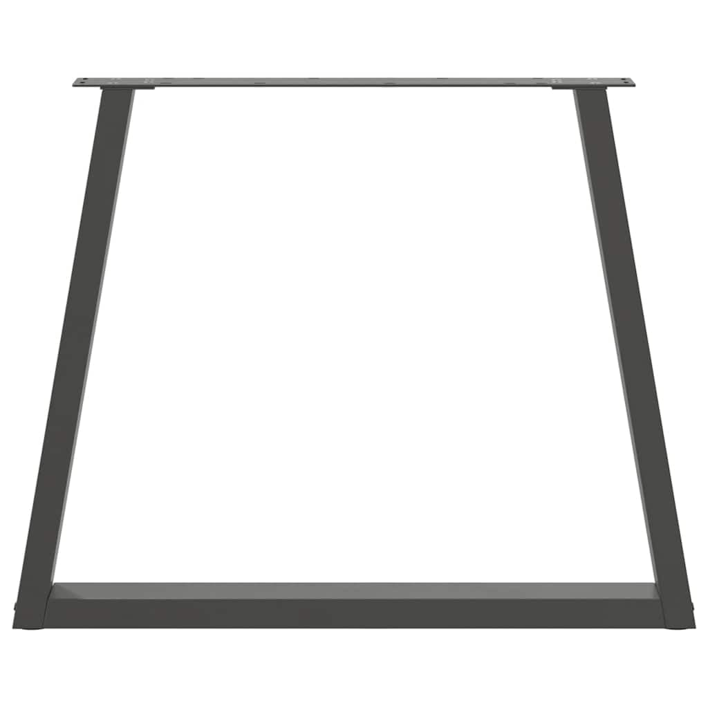 Stół do jadalni nogi 3 sztuki antracyt 70 x (72-73,3) cm stal