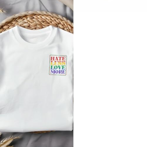 12 Sheets Pride Month, Gay Pride Month LGBTQ, LGBTQ Pride Month Iron on Decals for Clothing HTV Stickers Printable Heat Transfer Vinyl Transfers Patches for Jackets Hat Backpack DIY Craft (P3)