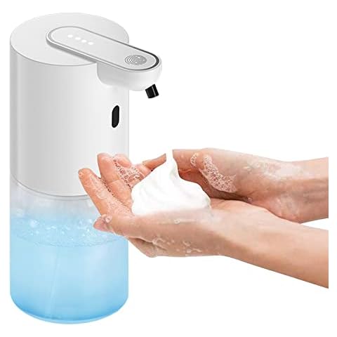 Seifenspender Automatisch,HOHAOO 400ml Schaumseifenspender Seifenspender Wandbefestigung Elektrischer Seifenspender No Touch Sensor Seifenspender für Küche,Büro,Schule,Hotel, Einheitsgröße Cover