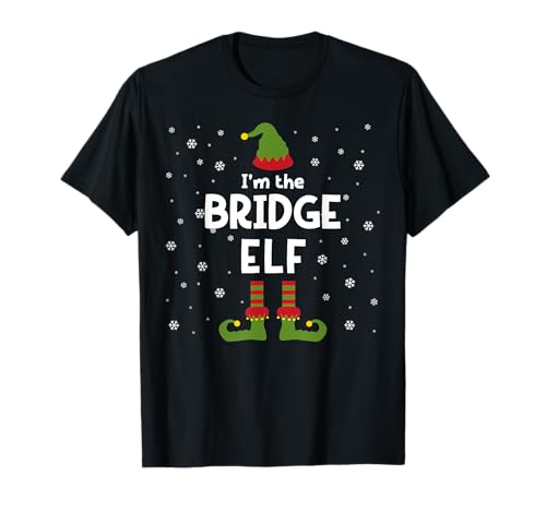 Sono The Bridge Elf! Questo simpatico design natalizio è perfetto per serate di gioco di carte bridge!! !