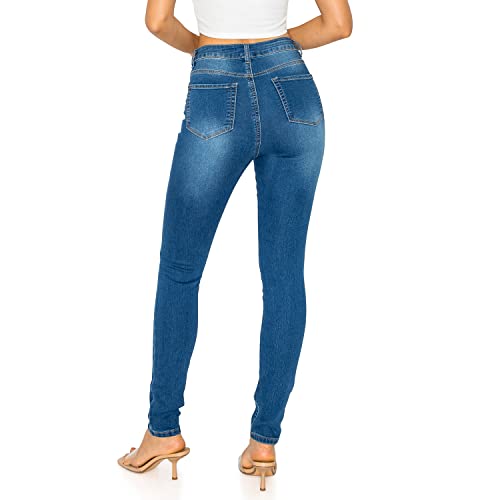 Cali1850 Women's Denim Daydream Skinny Jeans - Super Stretchy Soft Stylish Knit Denim Slim Fit Comfy Casual Pants3