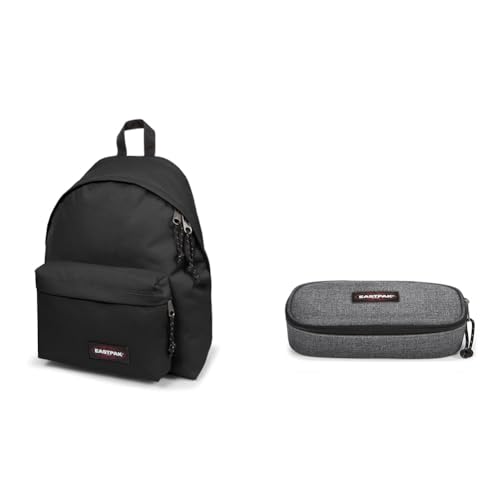 Padded Pakr Zaino 40 cm 24 L & Oval Single Astuccio 22 cm denim grigio nero