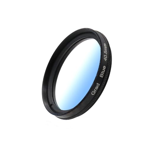 Filtro graduato universale - compatibile con obiettivi della fotocamera con filettatura filtro mm per fotografia di paesaggio e architettura 40.5 mm blu