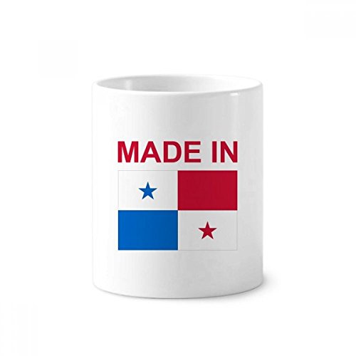 Tasse Panama Country Love cadeau céramique blanche 12 oz et pot à crayons de bureau
