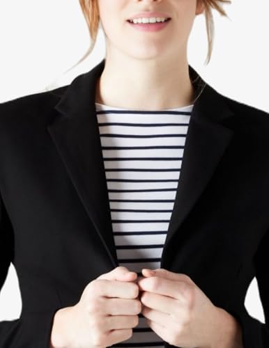Image of ROCKSY Black Smart Casual Formal Blazer for Women, Regular Fit Stylish Blazer for Women
