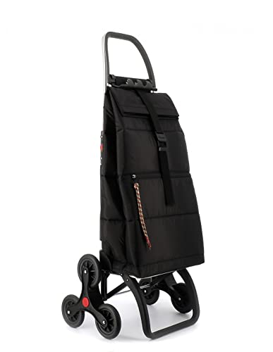 Carro Rolser Big Polar 6 Ruedas Sube Escaleras Plegable - Negro