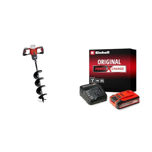 Einhell Professional Tarière sans fil GP-EA 18/150 Li BL Solo - Power X-Change (18V, 3 modes de rotation, mèche de forage incluse: Longueur 80cm/diamètre...
