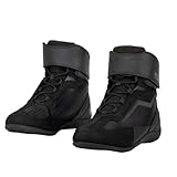 Fermeture par lacets et velcro, semelle 8mm à l’avant et 2cm à l’arrière, languette arrière pour un enfilage rapide et confortable