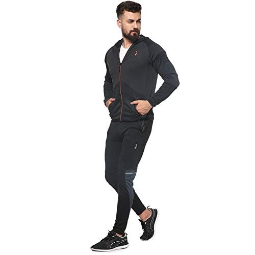 Campus Sutra Men Active Sports Wear Jacket With Hooded Collar, Dri-Fit, Long Sleeves, Track Zipper Closure, Gym, Running & Travel Upper Wear Jackets Crafted With Comfort Fit & High Functionality 2
