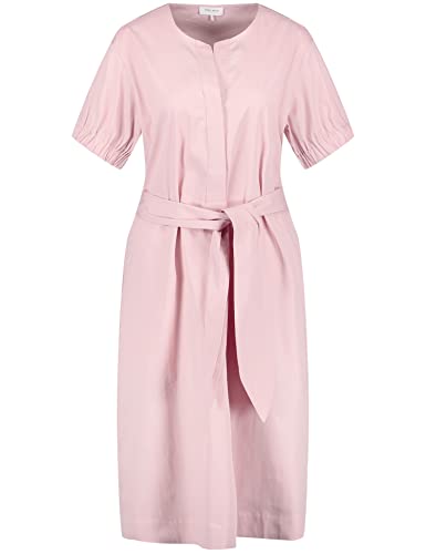 Gerry Weber Damen Kleid mit Bindegürtel halber Arm Kleid Gewebe Kleid...