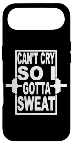 Funny Gym Can't Cry So I Sweat���[�N�A�E�g�B �X�}�z�P�[�X iPhone Air �p