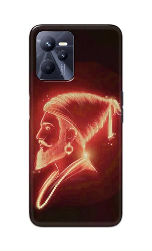 Image of PRINTFIDAA Plastic Printed Hard Back Cover Case For Realme C35 | Realme Narzo 50A Prime Back Cover (Chatrapati Shivaji Maharaj) -112, Multicolor