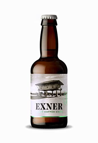 EXNER Hopped Cider 33 cl - Sidra Natural con Lúpulo y Cerveza - Sin Gluten - 100% Manzana de Sidra - No Procede de Concentrado - Botellín de Cristal (6) Cover