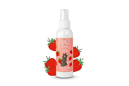 LOTI LOTA Colonia para Gatos "FRESA" especial todas las razas y tamaños - Vegano - 125 ml
