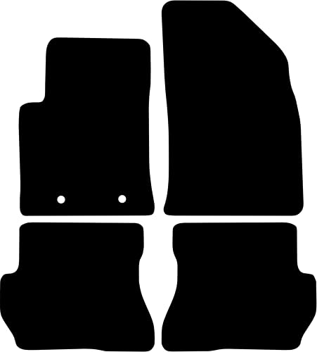 Kovvar Tapis de Sol Compatible avec Ford Fusion 2005-2012 | Qualité: Basic