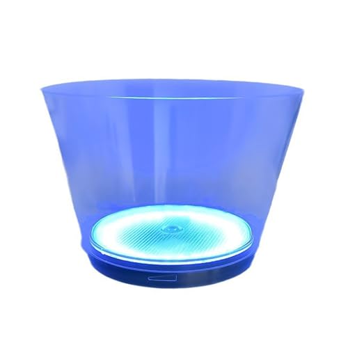 XEGZLH Plastics Ice Bucket Clear Transparents Beverage Tub for Chilling Wine Champagne and Beer Bottles Storage Container