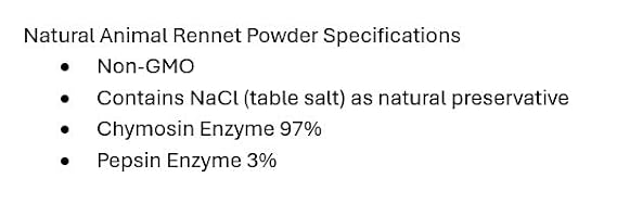 theMilkman Natural Animal Rennet Powder
