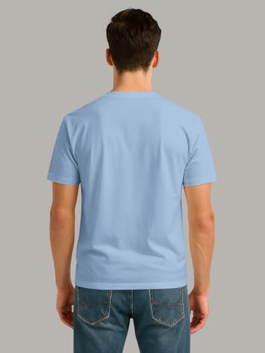Image of BULLMER Trendy Printed Round Neck Half Sleeve Tshirt for Men | Mens Crew Neck Tshirt - Pack of 2
