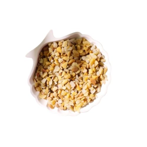 Image of Natural Yellow Aventurine Crystal Chips 250g | Yellow Loose Gemstone Chips for Vastu, Pooja, Meditation, Resin Art, Craft, Aquarium & Home Decor Decorative Stones