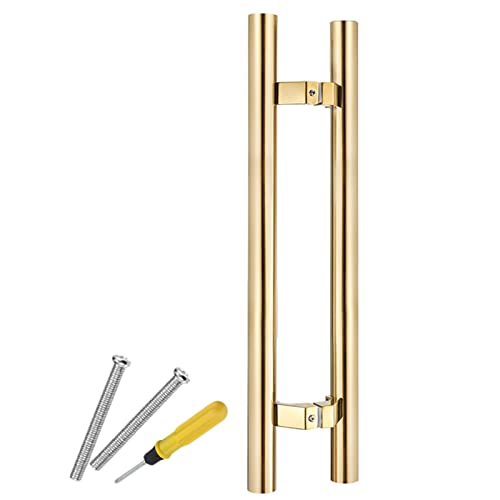 Poignée de porte d'entrée de prestige en H pour double face robuste