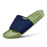 GIESSWEIN Eco Slide Men - Herren Badeschuhe, rutschfeste Sommer Pantoletten, Leichte Bade-Slippers