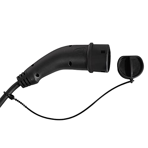 Câble de charge type 2 pour borne 22kW, cordon spirale Harting triphasé 32A de 5 mètres - 5