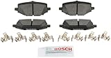 BOSCH BE2397H Blue Ceramic Disc Brake Pad Set with Hardware - Compatible with Select Acura MDX; REAR