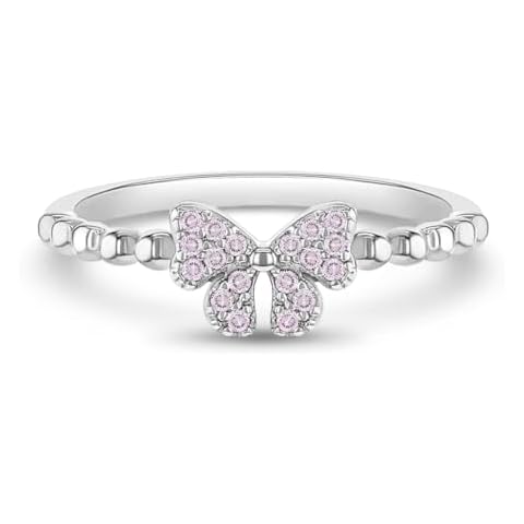 In Season Jewelry Pink Bow Ring Cover