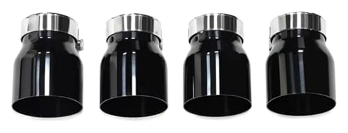 Embouts d'échappement en acier inoxydable argenté pour BMW M2 M3 M4 design premium noir