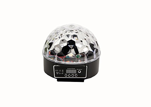 VStoy Super belle boule lumineuse LED RVB effet magique, DMX 512 lampe stroboscopique automatique, éclairage de scène disco activé par le son, jeu pour KTV fête de Noël