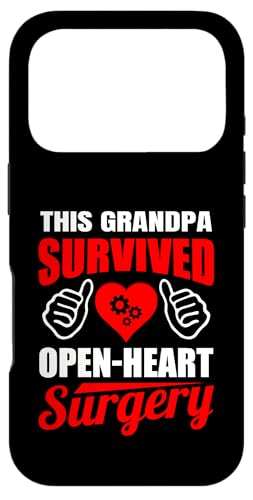 ����Grandpa Survived Open Heart Surgery Recovery Get Well �X�}�z�P�[�X iPhone 17 Pro �p