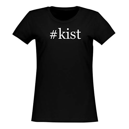 #kist - Women's Soft & Comfortable Hashtag Junior Cut T-Shirt, Black, Medium