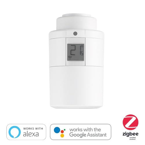 Danfoss Ally Smart Heizkörperthermostat - Zigbee Steuerung, kompatibel mit Alexa, einfache App-Bedienung
