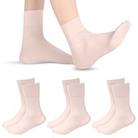 Leikedun 3 Pairs White Kids Ballet Socks Breathable Ankle Dance Socks Essentials Ballet Socks for Girls Kids Ballet Tap Jazz Modern Gymnastics Dance