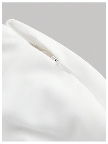 WDIRARA Women's Bow Wrap High Waisted Straight Leg Pants Casual Trousers4