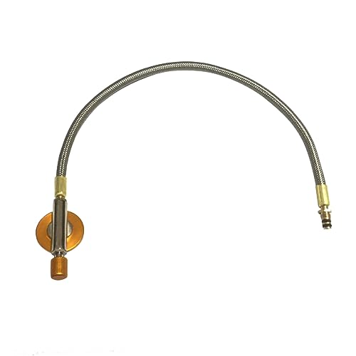 NULYLU Camping Gasherd Anschlussleitung 30CM Flexibler Brenner Schlauch Universelles Gasventil Für Gaskocher Und Campingkocher Robuste Und Langlebige Konstruktion Ersatzteil Für