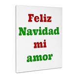 3dRose, Feliz navidad mi amor, Museum Grade Canvas Wrap 16x20