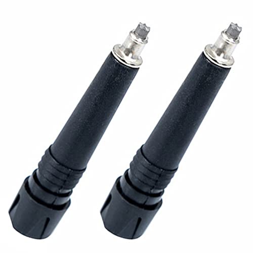 BESPORTBLE Hiking Sticks Tip Set 2 Pack Trekking Pole Tips Carbon Tungsten Steel for Hiking Tamp Strong Grip Wear-Resistant
