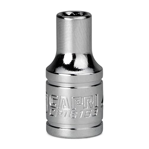 Image of Capri Tools 4.5 mm Shallow Socket, 1 /4 in. Drive, 12-point, Metric